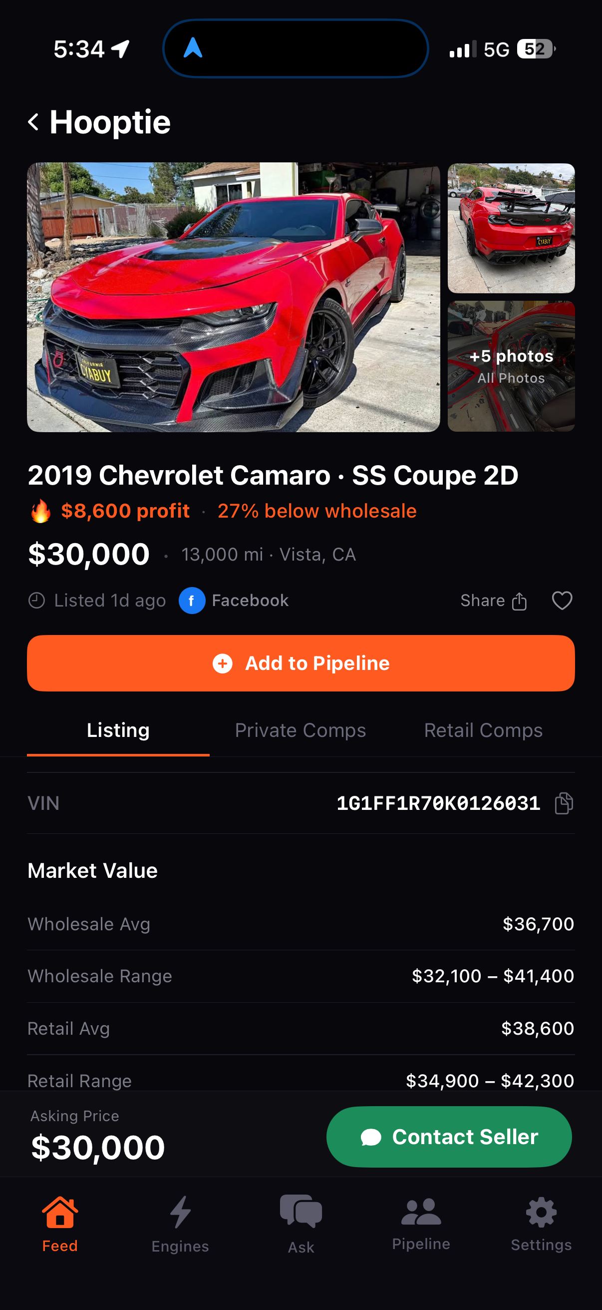 Hooptie — Real Wholesale & Retail Values